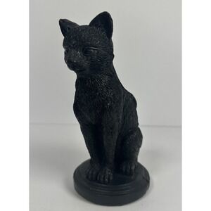 Ashland Halloween Black Cat Taper Candle Holder Resin Gothic Spooky Decor 6 In
